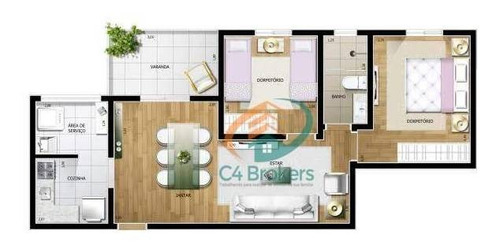 Imagem 23 de 23 de Apartamento Com 2 Dormitórios À Venda, 56 M² Por R$ 263.000,00 - Gopoúva - Guarulhos/sp - Ap1154