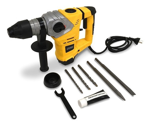 Rotomartillo electroneumático Barovo RPK-32KA amarillo frecuencia de 50Hz con 1500W de potencia 220V