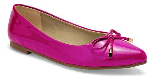 Flats Mujer Been Class 17610 Fucsia Charol 121-184