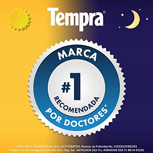 Tempra 24hrs, Para Gripa Y Resfriado, Caja Con 24 Tabletas
