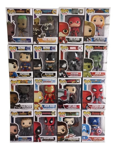 Muñeco Iron Man Símil Funko Pop! #23 Articulado 9 Cm