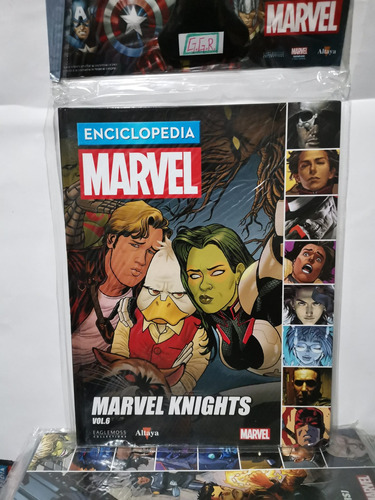 Enciclopedia Marvel #74 Número En El Lomo Del Libro 