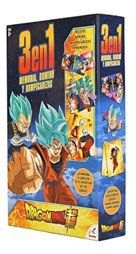 Novelty Jca-2917 Set De Juegos 3 En 1 Dragon Ball Súper