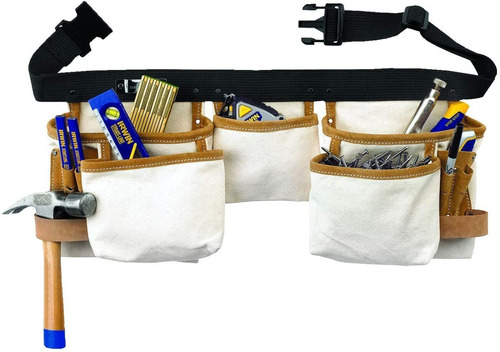 Cinturão De Ferramentas Em Lona C/ 10 Bolsos Irwin