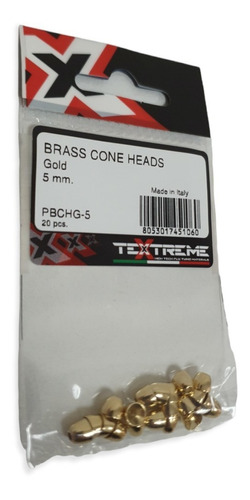 Brass Conehead Textreme 5 Mm Gold