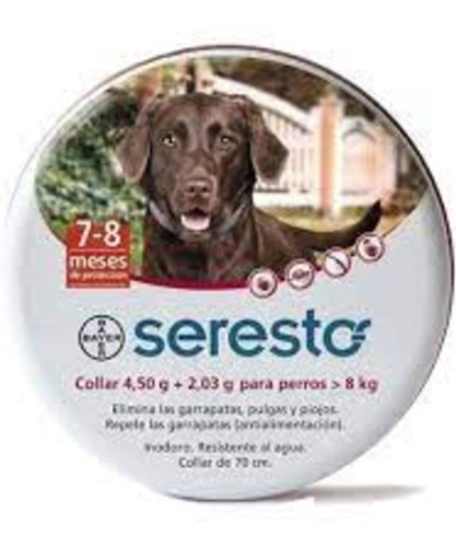 Seresto Collar Antipulas Y Garrapatas Para Perros Mas De 8kg