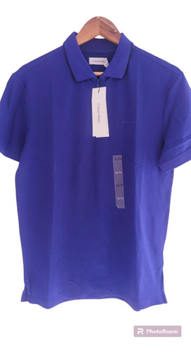 Polera Ck Calvin Klein Cuello Con Cierre Colores