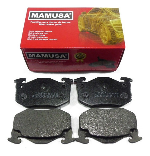 Pastilla Freno Trasera Peugeot 206 1999 2000 2001 8658 Mam