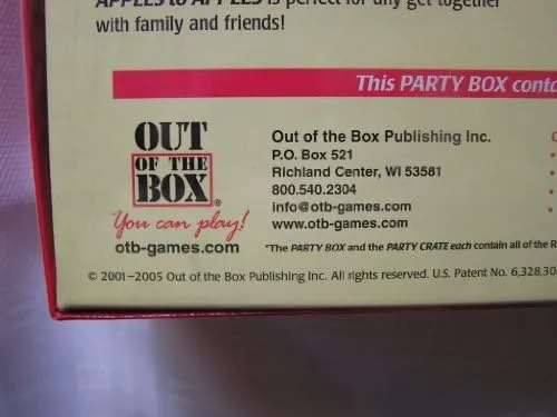 A El Juego De Comparaciones Hilarantes Party Box