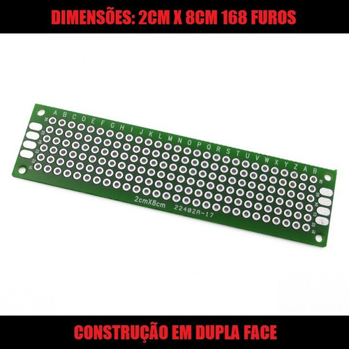 Kit 03 Placas Circuitos Impressos Pcb Protótipo Dupla Face