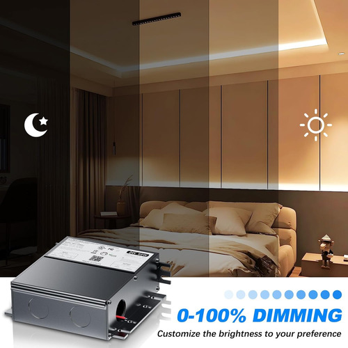 Controlador Led Regulable De 60 W 24 V Para Atenuador Lutron