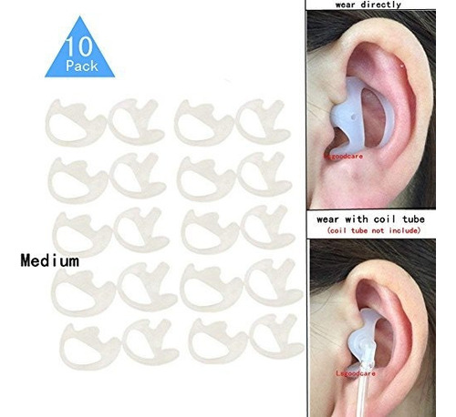 Reemplazo Earmold Earbud Izquierda Y Derecha Ear For Two Way