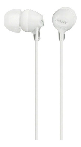 Imagen 2 de 2 de Audífonos in-ear Sony EX Series MDR-EX15AP blanco