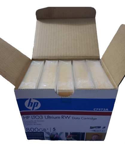 Cartucho Cinta Hp Lto3 Ultrium Rw 800 Gb - C7973a