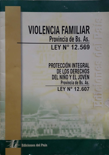 Violencia Familiar Ediciones Del País Usado * 