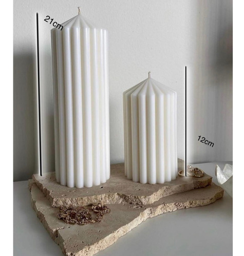 Velas Cirios Decorativos, Aromáticos, Elegantes, Artesanal