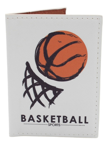 Porta Pasaporte - Balón - Canasta- Basketball + Envío Gratis