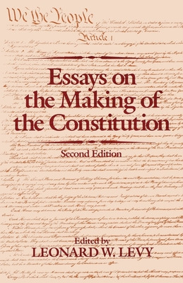 Libro Essays On The Making Of The Constitution, 2nd Editi...