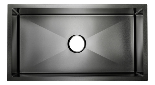 Fregadero Cuadrado Acero Inox Negro 780*430*240mm Kd-7843-bl