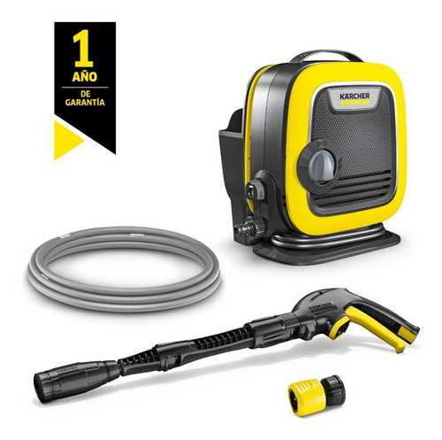 Hidrolavadora K Mini Karcher 1400w Ultra Compacta Color Amarillo