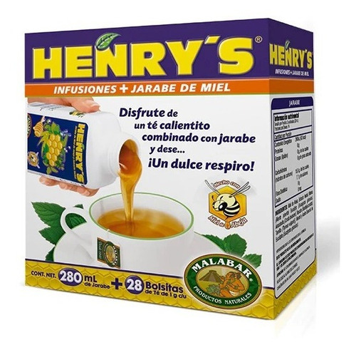 Greenside Malabar Henry´s Pack Jarabe + 28 Bolsitas