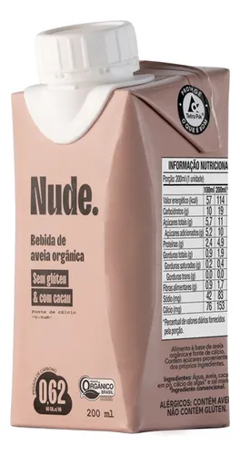 Nude To-Go Cacau Leite de Aveia 200ml