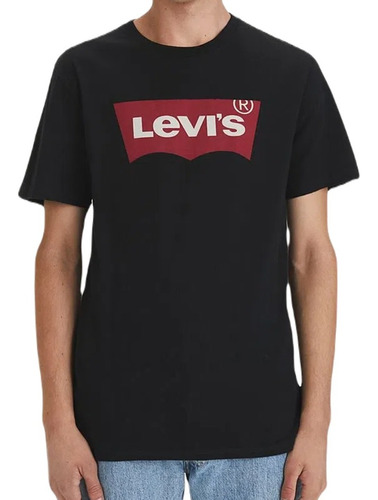 Remera Levis Hombre Estampa Standard Graphic Crew Batwing