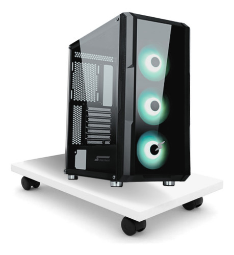 Suporte Para Cpu Gabinete Skate Branco Home Office