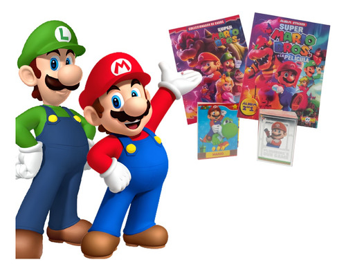 Álbum Mario Bros La Película 2 En 1  Tapa Dura