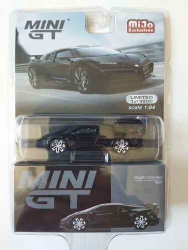 Mini Gt Bugatti Centodieci Mijo Black Mg2