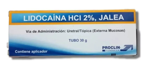 Lidocaina Hcl Jalea 2 % Tubo 30 G Tubo