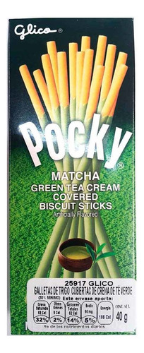 Galletas Ezaki Sabor Té Verde Glico 40g