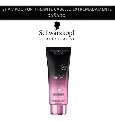 Shampoo Bonacure Fibre Force Schwarzkop - mL a $393