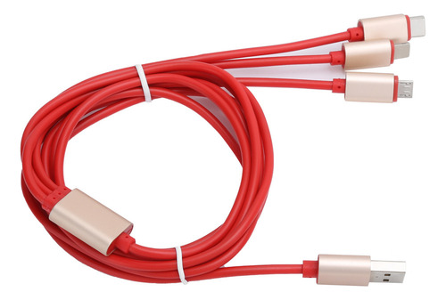 Cable De Carga Rápida 3 En 1, Conector De Cable Multicargado