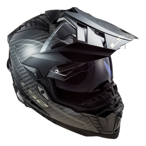 Casco Ls2 Mx701 Explorer Carbono Mate