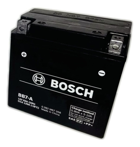 Bateria Bosch Gel Bb7a Zanella Hj 125 Suzuki En 125 Mr Ituz