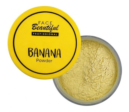 Pó Solto Facial Banana Powder Face Beautiful Profissional