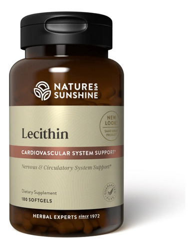 Natures Sunshine Soy Lecithin 180softgels