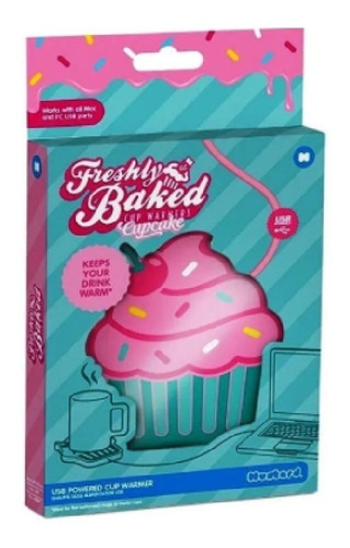 Calentador En Forma De Cupcake Usb 8w 1.5 A Plato Vaso Taza