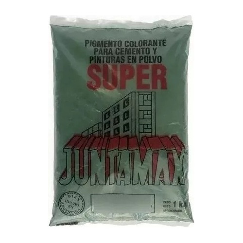 Pigmento Juntamax Colorante Cemento Super X 1kg Ver Colores