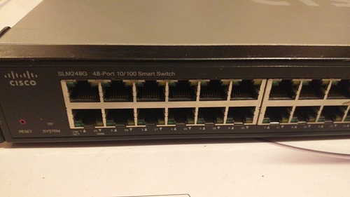Switch Cisco Slm248g 10/100 Smart Switch (Usado)