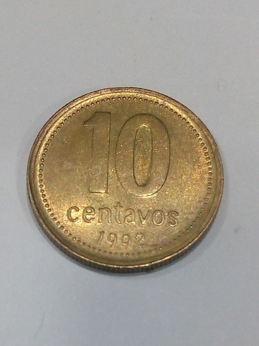 Moneda 10 Centavos Año 1992