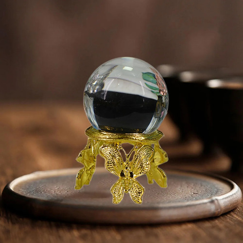 Novo Suporte De Bola Decorativo Em Forma De Ovo, Base Dourad