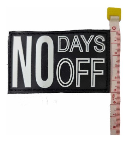 Imagen 2 de 3 de Parches No Days Off Pvc Crossfit & Fitness Con Velcro