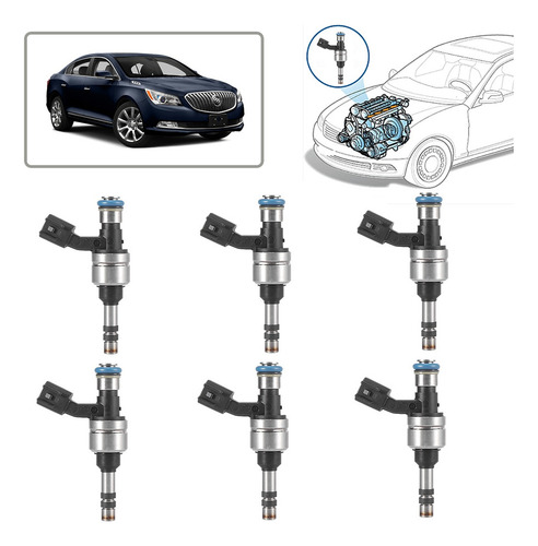 Y1z 6pz Inyector De Gasolina Para Buick Lacrosse 3.6l V6