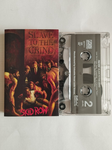 Caset,casette,tape,skid Row-slave To The Grind