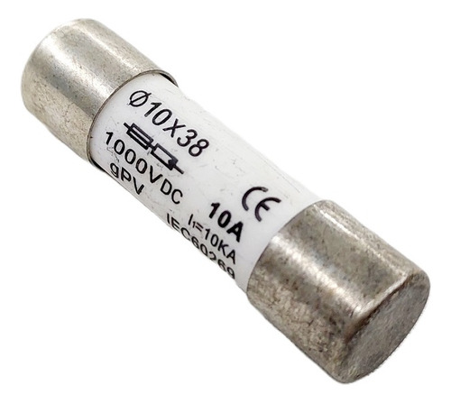 Seccionadora Com Fusível 10x38 Mm Gpv Solar 1000vcc 10a