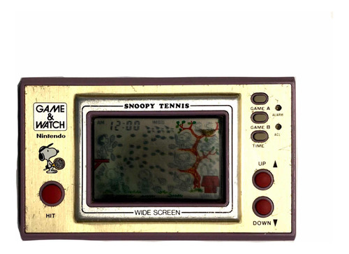 Snoopy Tennis - Game & Watch Wide Screen Sp-30 1982 Peanuts