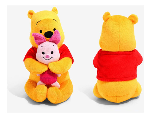 Peluche Winnie The Pooh - Pooh Cargando A Piglet Disney 26cm