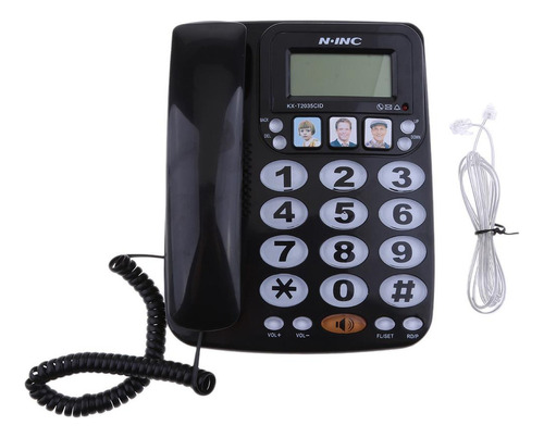 Teléfono Fijo De Marcación Rápida Con Cable Kx-2035cid